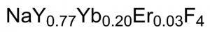 Sodium yttrium fluoride, ytterbium and erbium doped 756555-25G
