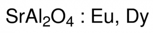 Strontium aluminate, europium and dysprosium doped 756539-25G