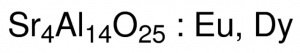Strontium aluminate, europium and dysprosium doped 756520-25G