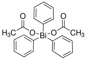 Bis(acetato-O)triphenylbismuth(V) 