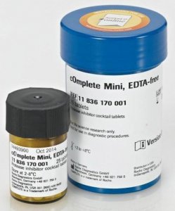 cOmplete, Mini, EDTA-free Protease Inhibitor Cocktail 11836170001