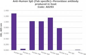 Anti-Human IgG (Fab specific)Peroxidase antibody produced in goat A0293-1ML