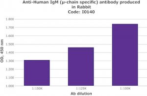 Anti-Human IgM (-chain specific) antibody produced in rabbit I0140-2ML