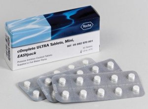 cOmplete ULTRA Tablets, Mini, EASYpack Protease Inhibitor Cocktail 5892970001