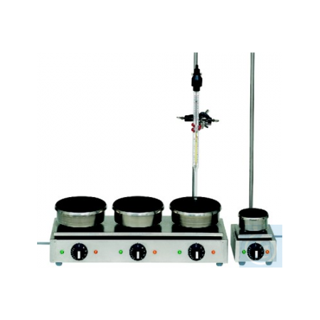 SGK 1 Gestigkeit Series hotplates 85 mmØ, each heating position can be individually and variably SGK 1
