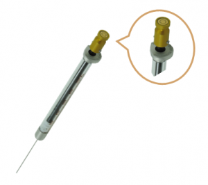  HS Syringe; 2.5 ml; gas tight; fixed needle;23G;65mm needle length;side hole dome Shimadzu 225-19744-11