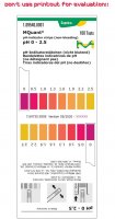 pH-indicator strips pH 0 - 2.5 