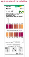 pH-indicator strips pH 2.5 - 4.5 