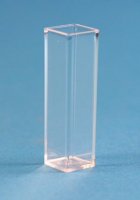 Disposable UV-grade methacrylate cuvettes 