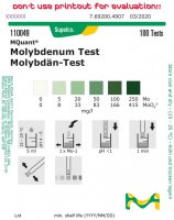 Molybdenum Test 