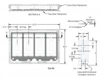 Grace Bio-Labs CultureWell coverglass inserts, with 4 chambered coverglasses GBL103430-10EA