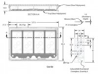 Grace Bio-Labs CultureWell coverglass inserts, with 4 chambered coverglasses GBL103440-10EA