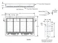 Grace Bio-Labs CultureWell coverglass inserts, with 4 chambered coverglasses GBL103410-10EA