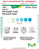 Peroxide Test 