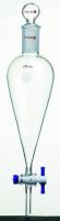 Synthware Squibb-style separatory funnel with PTFE stopcock and PTFE stopper SYNF479125A-1EA