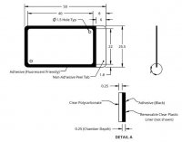 Grace Bio-Labs HybriWell-FL sealing system, Fluor-"friendly" adhesive chamber GBL612201-100PAK