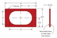 Grace Bio-Labs Press-To-Seal silicone isolator, No PSA GBL664203-25EA