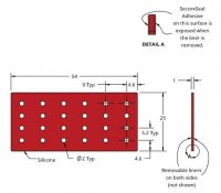 Grace Bio-Labs Press-To-Seal silicone isolator, PSA both sides GBL666108-25EA