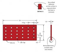 Grace Bio-Labs Press-To-Seal silicone isolator, PSA both sides GBL666208-25EA
