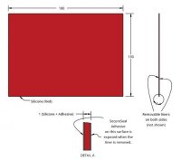 Grace Bio-Labs Press-To-Seal silicone isolator, red silicone sheet GBL666182-5EA