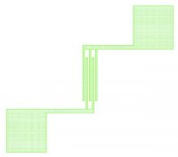 Back-gated OFET Interdigitated Substrate FIPMS175-1PAK