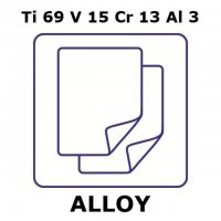 Titanium-vanadium-chromium-aluminum alloy, Ti69V15Cr13Al3 