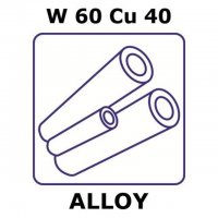 Tungsten-copper alloy, W60Cu40 