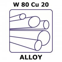 Tungsten-copper alloy, W80Cu20 GF60364526-1EA